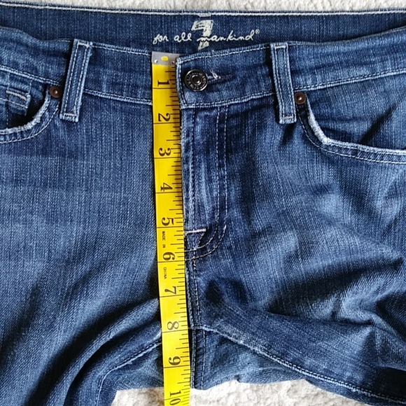7FAM Bootcut Y2K Jeans 7 For All Mankind Jeans Size 29 Blue - Picture 14 of 16